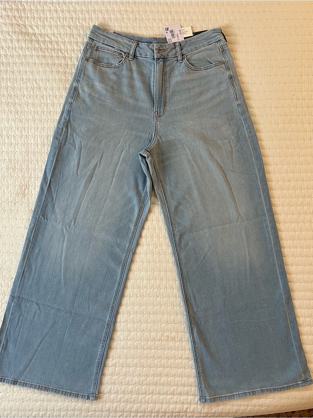 American Eagle Curvy Dreamy Drape Baggy Wide Leg Jean Jeans - Size 31, NWT